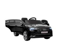 HOMCOM Audi E-tron Licensed 12V Kids Electric Ride on, Electric Car for Kids, with Parental Remote, Music Lights MP3, Suspension Wheels, for 3-5 Years, Black