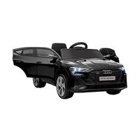 HOMCOM Audi E-tron Licensed 12V Kids' Electric Ride on, Electric Car for Kids, with Parental Remote, Music Lights MP3, Suspension Wheels, for 3-5 Years, Black