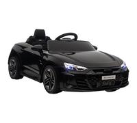 HOMCOM Audi RS e-tron GT Licensed 12V Kids Electric Ride on W/ Remote - Black | TJ Hughes