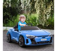 Homcom Audi Rs E-Tron Gt Licensed 12V Kids Electric Ride On W/ Remote, Blue