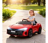 Audi RS E-tron GT Licensed 12v Kids Electric Car with Remote Horn Music Red