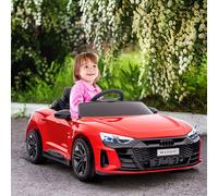 HOMCOM Audi RS e-tron GT Licensed 12V Kids Electric Ride on W/ Remote, Red