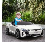 HOMCOM Audi Rs E-tron Gt Licensed 12V Kids Electric Ride On With Remote - White, White