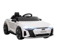 Homcom Audi Rs E-Tron Gt Licensed 12V Kids Electric Ride On W/ Remote, White