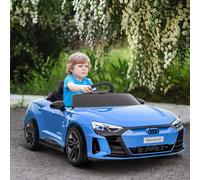 HOMCOM Audi RS e-tron GT Licensed Electric Cars for Kids Electric Ride-ons 12V Battery Powered Toy w/Remote Control Music, for 3-5 years, Blue