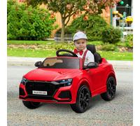 HOMCOM Audi RS Q8 6V Kids Electric Ride On Car Toy w/ Remote Control Red