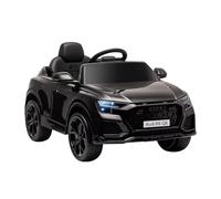 HOMCOM Audi RS Q8 Licensed Electric Car for Kids, 6V Kids' Electric Ride on with Remote Control, 7Ah Big Battery, Lights Bluetooth, Music USB MP3, for 3-5 Years Old, Black
