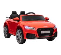 HOMCOM Audi TT RS Licensed 12V Kids' Electric Ride on Car for Kids Red