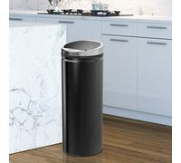 Homcom Automatic Hand Sensor Dustbin Kitchen Waste Bin Rubbish Can 50L Black