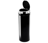 HOMCOM 50L Stainless Steel Sensor Trash Can W/ Bucket-Black