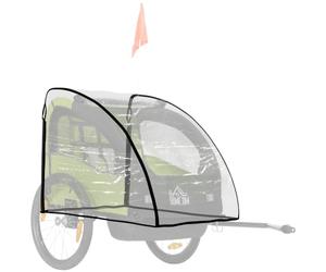 HOMCOM Baby Bike Trailer Cover, Waterproof Bicycle Trailer Storage Cover, Anti Dust Rain Snow, Cold Wind, 76 x 61 x 61 cm