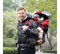 HOMCOM Baby Carrier Backpack - Red | TJ Hughes