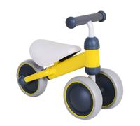 HOMCOM Baby Toddler Balance Bike Walker 3 Wheel Push Bike for 1-2 Years Yellow