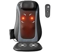 HOMCOM Back Massager with Heat, Deep Tissue Massage Chair for Home Office