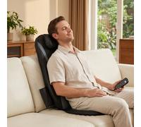 HOMCOM Back Massager with Heat, Deep Tissue Massage Chair for Home Office
