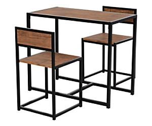 HOMCOM Bar Furniture Set 835-136 Black