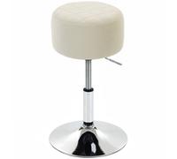 Bar Stool Kitchen Chair Adjustable Swivel 1 Piece, Beige