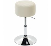 Bar Stool Kitchen Chair Adjustable Swivel 1 Piece, Beige