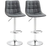 HOMCOM Bar Stool Grey 835-743V70GY 42 x 45 x 110 cm