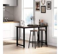 Homcom Bar Stools Set Of 2 Counter Height Bar Stools For Dining Room Kitchen
