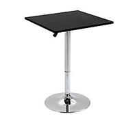HOMCOM Bar Table 835-303BK Black 600 x 600 x 1,030 x 820 - 1,030 mm