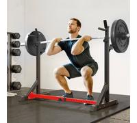 Homcom Barbell Rack Squat Dip Stand Weight Lifting Bench Press Home Gym