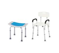 HomCom Bath Shower Stool selection: Bath Chair Style 1