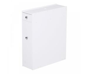 HOMCOM Bathroom Floor Cabinet - 17W x 48D x 58Hcm-White | TJ Hughes White