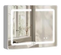 Portland LED Bathroom Mirror Cabinet with Double Sided Mirror 60 x 80cm