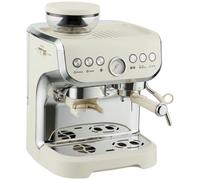 HOMCOM Bean to Cup Coffee Machine, Espresso Machine with Integrated Bean Grinder & Steam Wand, Cream White
