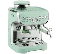 HOMCOM Bean to Cup Coffee Machine, Espresso Machine with Integrated Bean Grinder & Steam Wand, Light Green
