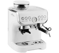 HOMCOM Bean to Cup Coffee Machine, Espresso Machine with Integrated Bean Grinder & Steam Wand, White