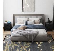 Homcom Bedside Table Set Of 2, Nightstand With 2 Drawers, Steel Legs, Black