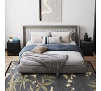 Homcom Bedside Table Set Of 2, Nightstand Side Table With 2 Drawers, Steel Legs In Black Black One Size