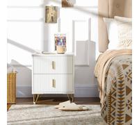HOMCOM "- Versatile use; ","- Features 2 drawers;","- Surface is melamine coated, easy to clean;"