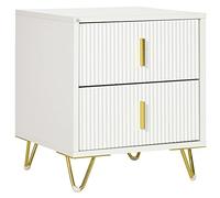 HOMCOM "- Versatile use; ","- Features 2 drawers;","- Surface is melamine coated, easy to clean;"
