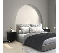 HOMCOM Bedside Tables Set of 2 with 2 Drawers for Bedroom, Living Room, Black - Black