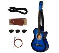 HOMCOM Beginner Acoustic Electric Cutaway Guitar Kids Guitar and Junior Guitar
