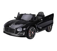 Homcom 12V Kids Children Electric Ride-On Car Bentley Gt With Parental Remote In Black Black