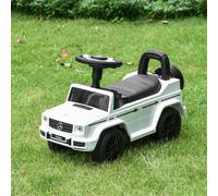 HOMCOM 3 in 1 Kids Ride On Car G350 Licensed Foot To Floor Slider Toddler Push Along NO POWER White 12-36 months
