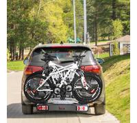 HOMCOM Rear-mounted Bicycle Carrier Rack 3 Bike Car Rear Tow Bar SUV Mountain Hitch Mounted | TJ Hughes