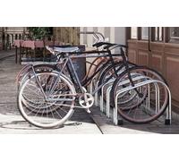 HomCom Bike Parking Rack, AA0-023V01BK HOMCOM Bike Stand Parking Rack Black