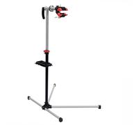 HOMCOM Bike Repair Stand Workstation, Bicycle Maintenance Workstand, Height Adjustable, with Tool Tray & 360° Rotating Adjustable Clamp for Home Mechanic Workshop
