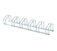 Homcom Bike Stand Parking Rack Floor or Wall Mount Bicycle Cycle Storage Locking Stand 179L x 33W x 27H (6 Racks