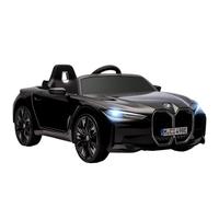 HOMCOM BMW i4 Licensed 12V Kids Electric Ride-On Car with Remote for 3-6 Years in Black HOMCOM Black
