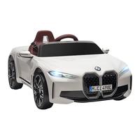 Homcom Bmw I4 Licensed 12V Kids Electric Ride-On Car W/ Remote Control - White