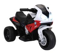 HOMCOM BMW S1000RR Licensed 6V Kids Electric Motorbike 3 Wheel Ride on Motorcycle w/Headlights Music for 18-36 Months, Red