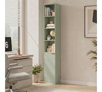 Homcom Bookcase Adjustable Shelf 6-Tier Light Green