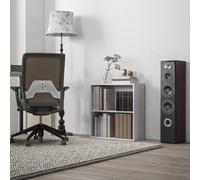 Homcom Bookshelf Display Storage Shelf With 2 Compartments For Study White