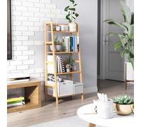 Bookshelf - 4-Tier - Bamboo - 48Lx30Wx119H - Home Living | TJ Hughes